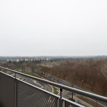Penthouse With A View Of Lodz & Free Parking Apartment Екстериор снимка